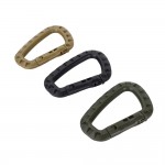 Outdoor Placstic D Shape Buckle Camping Climbing Carabiner D Shape Mountaineering Buckle Fast Hang Mini Buckle Hook