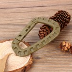 Outdoor Placstic D Shape Buckle Camping Climbing Carabiner D Shape Mountaineering Buckle Fast Hang Mini Buckle Hook