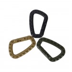 Outdoor Placstic D Shape Buckle Camping Climbing Carabiner D Shape Mountaineering Buckle Fast Hang Mini Buckle Hook