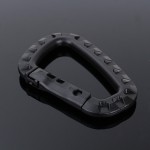 Outdoor Placstic D Shape Buckle Camping Climbing Carabiner D Shape Mountaineering Buckle Fast Hang Mini Buckle Hook