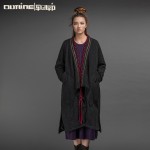 Outline Brand Vintage Coat National Trend Long Trench Cotton Overcoat Thickening Wadded Warm Jacket Womens Winter CoatL154Y019