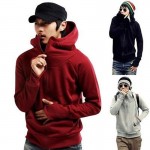 Outwear Tops Teenage Casual Cardigan Hoody Autumn Coat Men's Winter Slim Hoodie Warm Hooded Sweatshirt Coat Jacket Free shipping
