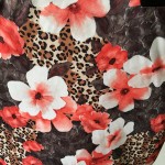 Oxiuly 2017 Plus Size 4XL Women Dresses Long Sleeve Empire Sheath Print Notched Knee-Length Wear to work Vintage Pencil Dress