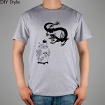 PD TINTIN  short sleeve T-shirt Top Lycra Cotton Men T shirt New DIY Style