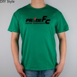 PRIDE FC MMA mixed martial fighting championships men T-shirt cotton Lycra top t shirt for men summer