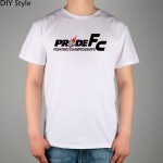 PRIDE FC MMA mixed martial fighting championships men T-shirt cotton Lycra top t shirt for men summer