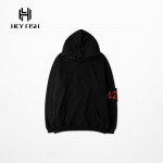 PROVERGOD Europe Autumn Mens Solid Pullover Hoodies Street Hip Hop Long Sleeve Hoody Sweatshirt Arm Warmers wear