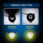 Partol S2 H4 COB LED Headlight 72W 8000LM Hi-Lo Beam Car LED Headlights Bulb Head Lamp Fog Light 12V Auto Accessories Parts