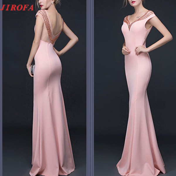 Party Dresses Women Summer Sexy Deep V Backless Sleeveless Bodycon Slim Elagant Ladies Wedding Vestidos