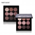 Party Queen New 9 Artist Shadow Palette Shimmer Matte Pigment Earth Color Eye Shadow Kit Naked Makeup Smooth Glitter Eyeshadow