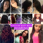 Peruvian Body Wave Virgin Hair 3pcs Lot #1B Unprocessed Human Hair Weaves Alidoremi Hair Cheap Peruvian Virgin Hair Body Wave