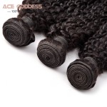 Peruvian Kinky Curly Virgin Hair 3 Bundles Peruvian Curly Hair Very Soft Peruvian Virgin Hair Tissage Bresilienne Curly ACE Hair