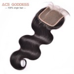 Peruvian Virgin Hair Body Wave Closure Three/Middle/Free Part Lace Closure 7A Human Hair Closure,Peruvian Virgin Hair Closure