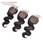 Peruvian Virgin Hair Body Wave Closure Three/Middle/Free Part Lace Closure 7A Human Hair Closure,Peruvian Virgin Hair Closure