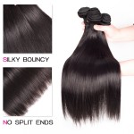 Peruvian Virgin Hair Straight 3 Bundles 7A Virgin Peruvian Straight Hair Bundles Human Hair Weave Peruvian Straight Virgin Hair