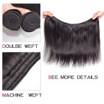 Peruvian Virgin Hair Straight 3 Bundles 7A Virgin Peruvian Straight Hair Bundles Human Hair Weave Peruvian Straight Virgin Hair