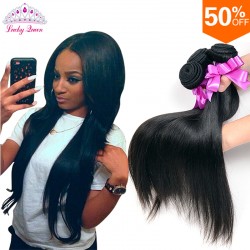 Peruvian Virgin Hair Straight 4 Bundles Deal Unprocessed Virgin Peruvian Straight Virgin Hair Human Hair Bundles 