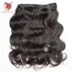 Peruvian virgin hair body wave 95-100g/pc 3pcs/lot with mix lengthes human hair weaves machine weft  for your nice hair