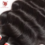 Peruvian virgin hair body wave 95-100g/pc 3pcs/lot with mix lengthes human hair weaves machine weft  for your nice hair