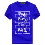 Pink Floyd The Wall Casual Fitness Men's T-Shirts Cotton O Neck Summer Style Fashion Hip hop tshirt homme plus size black tops