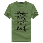 Pink Floyd The Wall Casual Fitness Men's T-Shirts Cotton O Neck Summer Style Fashion Hip hop tshirt homme plus size black tops