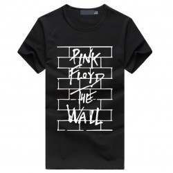 Pink Floyd The Wall Casual Fitness Men's T-Shirts Cotton O Neck Summer Style Fashion Hip hop tshirt homme plus size black tops