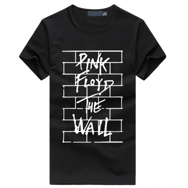 Pink Floyd The Wall Casual Fitness Men's T-Shirts Cotton O Neck Summer Style Fashion Hip hop tshirt homme plus size black tops