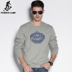 Pioneer Camp 2016 new fashion mens hoodies fleece man hoody keep warm sweatshirt active men wear clothing