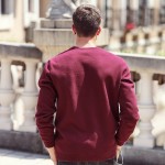 Pioneer Camp 2016 new fashion printed hoodies men brand clothing casual thicken fleece male sweatshirt black red blue 622182