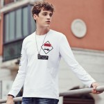 Pioneer Camp 2017 New Autumn Men T Shirt Long Sleeve Cotton Fashion Casual  Elastic Slim Fit T Shirt Man Brand Clothing 622103