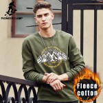 Pioneer Camp 2017 New Men Spring autumn hoodies men fleece Pullovers Crew Neck male Casual Sweatshirt  brand clothing 677084