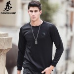Pioneer Camp 2017 new black sweatshirts men brand clothing top quality men hoodies fashion casual solid cool soft hoodies 699064