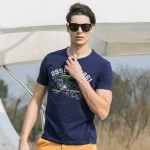 Pioneer Camp Cotton New Arrival Soft Elastic Brand Clothing Printed T Shirt Casual   Clothing Street Men Tshirt 655009