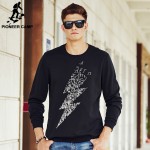 Pioneer Camp New Arrival Mens Hoodie Sweatshirt High quality Fashion lightning Print Pullover Hoodies Male wear 622164