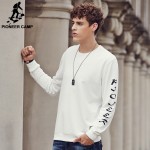 Pioneer Camp New O-Neck Hoodies Men Streetwear Sweatshirt Off White/Black Tracksuit Men Letters Printed Moletons 677095