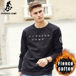 Pioneer Camp New autumn winter thick hoodies men brand male warm fleece sweatshirts top quality 100% cotton men hoodies 699026