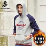 Pioneer Camp brand hoodies men top quality 100% cotton thick warm hoodie male fashion fleece hoodie hoodies sweatshirt 622122