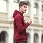 Pioneer Camp hooded Hoodies men autumn Winter fashion men hoodies casual 100%cotton thicken fleece warm male sweatshirt 677098