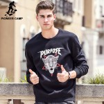 Pioneer Camp men thick fleece hoodies Spring Winter 100% cotton brand clothing High quality warm male Casual Sweatshirt 699066