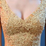 Plus Size 10 Color Lace Long Dress Nightclub Dresses Clairvoyant Women Slim Fish Tail Sexy Long Train V-Neck Design Party Wear