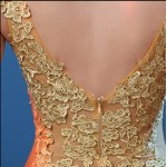 Plus Size 10 Color Lace Long Dress Nightclub Dresses Clairvoyant Women Slim Fish Tail Sexy Long Train V-Neck Design Party Wear