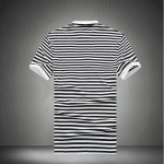 Plus Size 5XL High Quality Casual Men POLO Shirt  Cotton Striped Polo Homme Summer Short-sleeve Camisa Polo Slim Fit Tee MT532