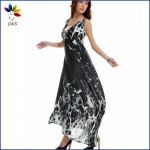 Plus Size M-6XL Summer Style Boho Long Dress Women Beach Tie-dye Print Maxi Dress For Women Casual Robe Longo Vestidos