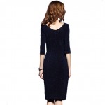 Plus Size Womens Office Dresses Elegant Ladies Work Wear Dress Charming Bodycon Midi Spring Business Casual Dresses Summer