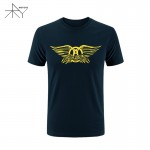 Plus Size XS-XXL Aerosmith T Shirt New Summer Style Men Rock Band T shirts Men Short Sleeve Cotton Rock Roll T-shirts