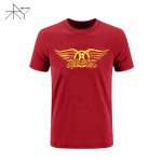 Plus Size XS-XXL Aerosmith T Shirt New Summer Style Men Rock Band T shirts Men Short Sleeve Cotton Rock Roll T-shirts