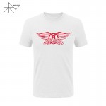 Plus Size XS-XXL Aerosmith T Shirt New Summer Style Men Rock Band T shirts Men Short Sleeve Cotton Rock Roll T-shirts