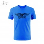 Plus Size XS-XXL Aerosmith T Shirt New Summer Style Men Rock Band T shirts Men Short Sleeve Cotton Rock Roll T-shirts