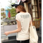 Plus size women print T shirt camisas femininas European basic 2016 summer style short sleeve O-Neck Shirts Loose casual tops