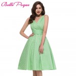 Polka dot dress Belle Poque vintage rockabilly dresses 2017 Summer Audrey Hepburn Vestidos party 50s dresses vestidos female